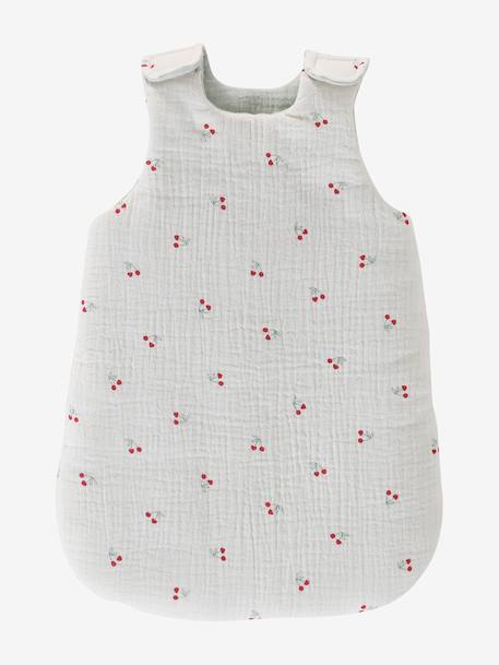 Baby Sleep Bag in Cotton Gauze, for Dolls Multi+red - vertbaudet enfant 