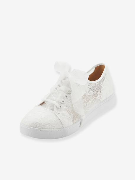 Sneakers fille festives Happy Girls blanc - vertbaudet enfant 