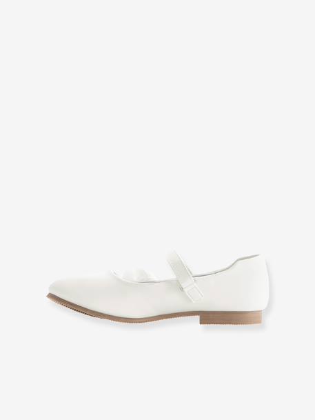 ballet pumps with flower Happy Girls for girl ecru - vertbaudet enfant 