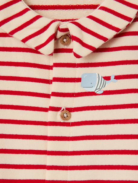 Jumpsuit for Newborns ecru+red - vertbaudet enfant 