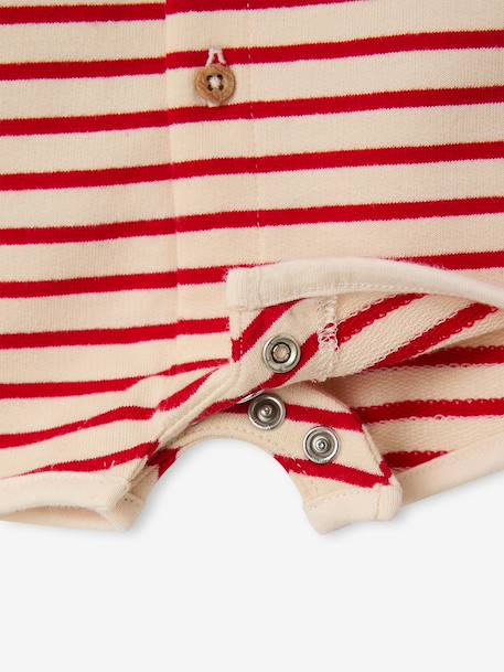 Jumpsuit for Newborns ecru+red - vertbaudet enfant 