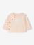 Baby sweatshirt and trouser set ecru+pale pink - vertbaudet enfant 