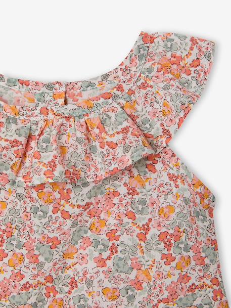 Printed Blouse for Baby Girls multicoloured - vertbaudet enfant 