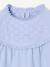 Top with Detail in Broderie Anglaise, for Girls ecru+GREEN DARK SOLID+mauve+navy blue+pale blue - vertbaudet enfant 