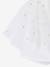 Girl's tulle skirt with lurex embroidery white - vertbaudet enfant 