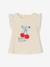 Fancy Pattern T-Shirt in Organic Cotton for Girls ecru - vertbaudet enfant 