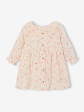 -Robe bébé fille en gaze de coton