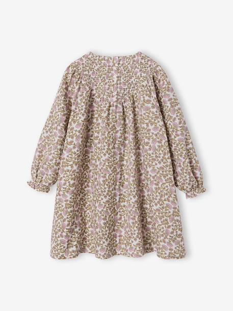 Girl's sherpa dress and cardigan set ecru - vertbaudet enfant 