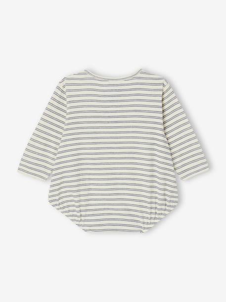 Body bébé garçon rayé écru - vertbaudet enfant 