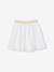 Jupe fille en tulle broderie lurex blanc - vertbaudet enfant 