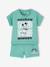 Mickey Mouse Shorts & T-Shirt Set for Babies mint green - vertbaudet enfant 