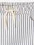 Pack of 2 Pairs of Fleece Bermuda Shorts for Baby Boys striped blue - vertbaudet enfant 