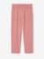 Pantalon fluide imprimé fleurs fille marine+rouge+vert émeraude - vertbaudet enfant 