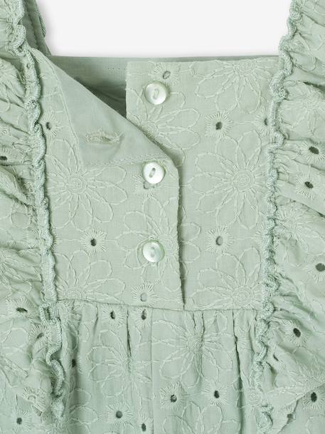 Combinaison longue bébé fille vert sauge - vertbaudet enfant 