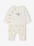 Baby sweatshirt and trouser set ecru+pale pink - vertbaudet enfant 