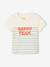 Boys' organic cotton t-shirt ecru - vertbaudet enfant 