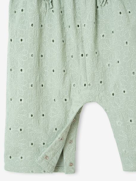 Long Jumpsuit for Girls sage green - vertbaudet enfant 