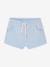 Lot 2 bermudas bébé garçon en molleton rayé bleu - vertbaudet enfant 