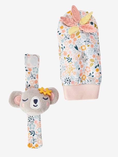 Koala Wrist Rattles & Footfinder Pink - vertbaudet enfant 
