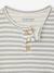 Striped baby boy bodysuit ecru - vertbaudet enfant 