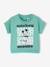 Mickey Mouse Shorts & T-Shirt Set for Babies mint green - vertbaudet enfant 