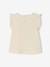 Fancy Pattern T-Shirt in Organic Cotton for Girls ecru - vertbaudet enfant 