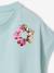 T-Shirt with Sequinned Motif, for Girls aqua green+ecru+lilac - vertbaudet enfant 