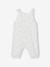 Combinaison bébé naissance en gaze de coton beige+blanc+écru+tilleul imprimé - vertbaudet enfant 
