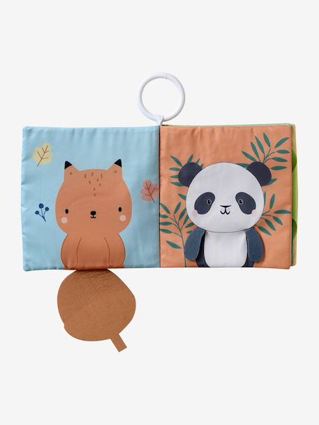 Animal peek-a-boo book multicoloured - vertbaudet enfant 
