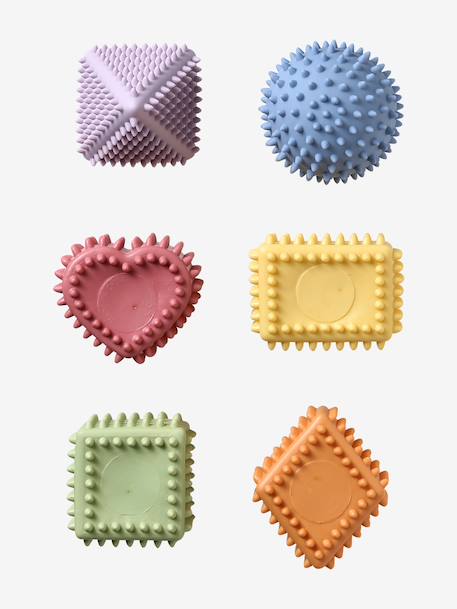 Set of 6 sensory shapes multicoloured - vertbaudet enfant 