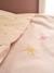 Parure housse de couette + taie d'oreiller enfant réversible BIRDY, avec coton recyclé rose poudré - vertbaudet enfant 