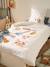 Parure housse de couette + taie d'oreiller enfant MUSIQUE LEXIQUE avec coton recyclé blanc imprimé - vertbaudet enfant 
