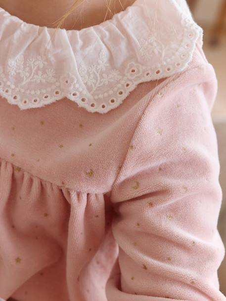 Pyjamas with Sequinned Cape for Girls rosy - vertbaudet enfant 