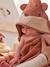 Bath Cape + Mitt, with Recycled Cotton, HEDGEHOG rust - vertbaudet enfant 