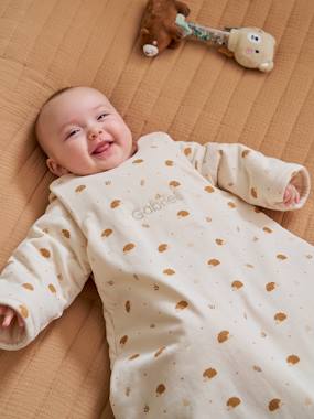 Bedding & Decor-Sleeping Bag with Detachable Sleeves, Hedgehog 