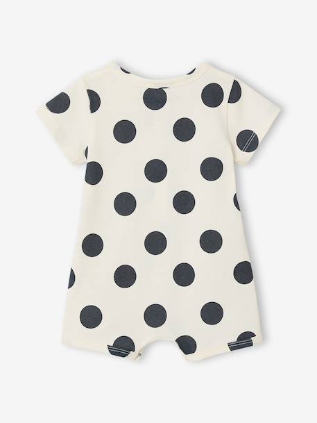 Newborn set of 2 playsuits in organic cotton marl beige - vertbaudet enfant 