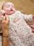 Customisable baby sleeping bag with detachable sleeves FLORA printed white - vertbaudet enfant 