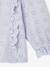 Blouse in Broderie Anglaise for Babies sky blue+sweet pink+white - vertbaudet enfant 