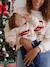 Christmas family capsule sweatshirt for babies vanilla - vertbaudet enfant 