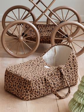 Toys-Dolls & Accessories-Soft Dolls & Accessories-Moses basket for baby doll VERTBAUDET x ENVIE DE FRAISE 