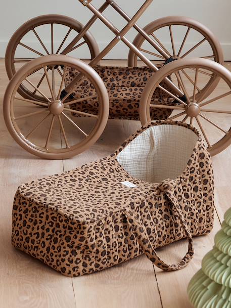 Moses basket for baby doll VERTBAUDET x ENVIE DE FRAISE brown - vertbaudet enfant 