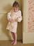 Leopard Dressing Gown for Children, with Recycled Cotton printed white - vertbaudet enfant 