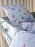 Duvet Cover Set + Pillowcase for Children, with Recycled Cotton, DINO FRIENDS crystal blue - vertbaudet enfant 