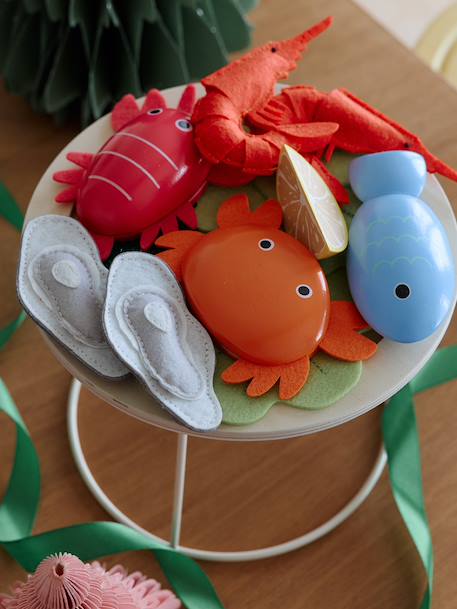 Seafood Platter in FSC® Wood blue - vertbaudet enfant 