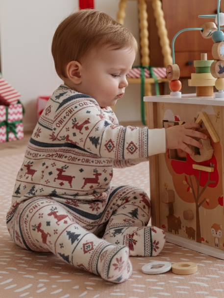 Christmas Sleepsuit for Newborns, Family Capsule Collection night blue - vertbaudet enfant 