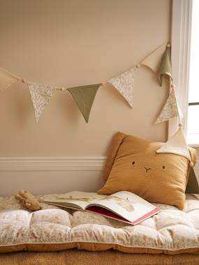 Garland of cotton gauze flags - vertbaudet enfant Bedding & Decor-Decoration-Garland of cotton gauze flags