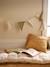Garland of cotton gauze flags cinnamon+sage green - vertbaudet enfant 