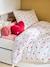 Duvet Cover Set + Pillowcase with Recycled Cotton for Children, HEARTS printed white - vertbaudet enfant 