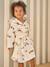 CONSTRUCTION bathrobe for children, with recycled cotton printed white - vertbaudet enfant 