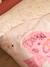 Reversible BIRDY duvet cover set + pillowcase for children, made with recycled cotton rosy - vertbaudet enfant 